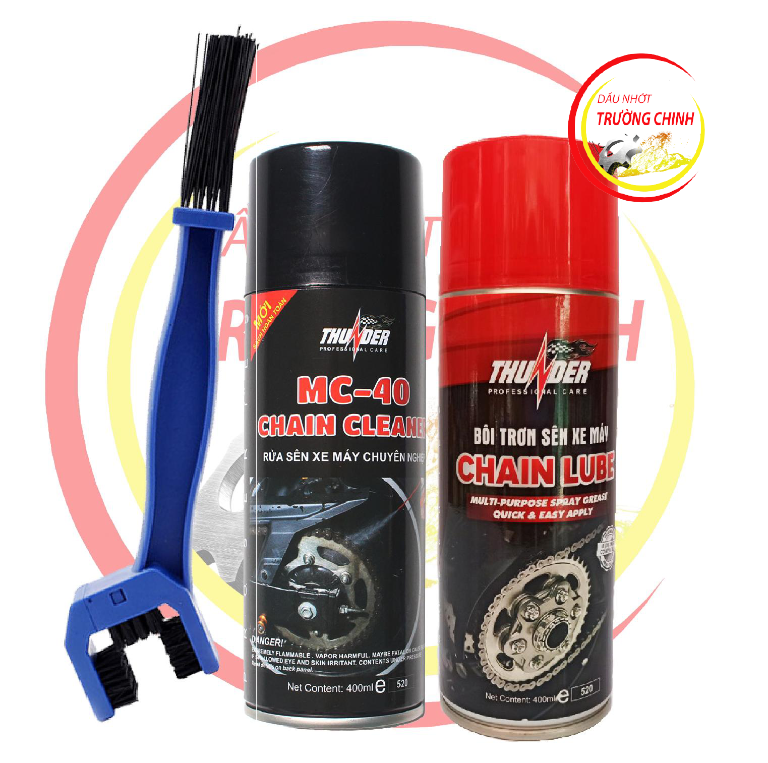 [HCM]COMPO 3 SẢN PHẨM VỆ SINH BẢO DƯỠNG SÊN THUNDER 400ML