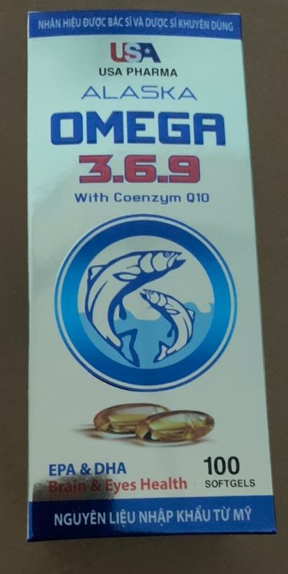 Alaska Omega 369 - Bổ Não Tăng Cường Thị Lực Giảm Nguy Cơ Mắc Tim Mạch lọ 100 viên