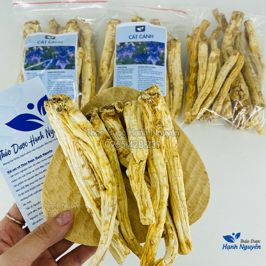 Cát cánh 1kg, khô, nguyên củ, thơm, sạch, giúp giảm ho, đau họng tiêu đờm, bổ phế