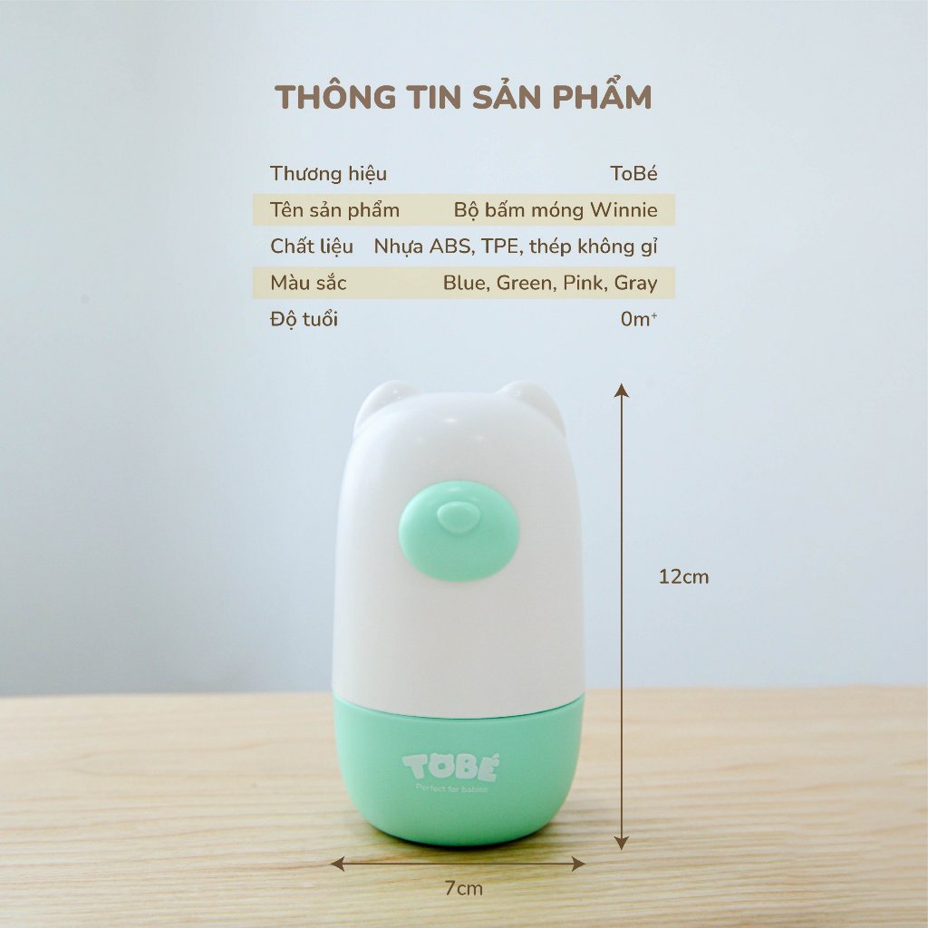 Bộ Cắt Móng Tay 5 Chi Tiết TOBE