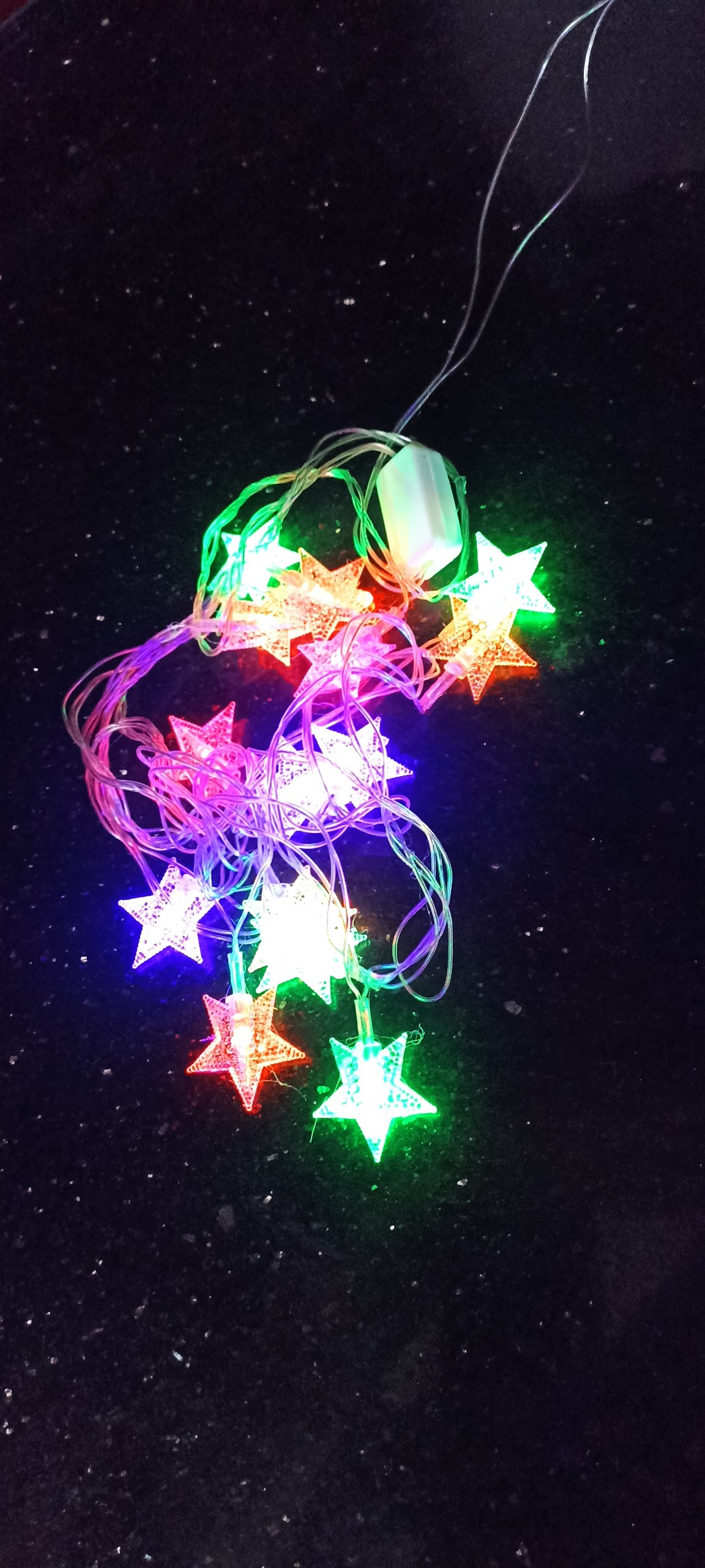 dây đèn nháy led trang trí noel, tết 2024 dài 5M 34 bóng led nhiều màu sắc