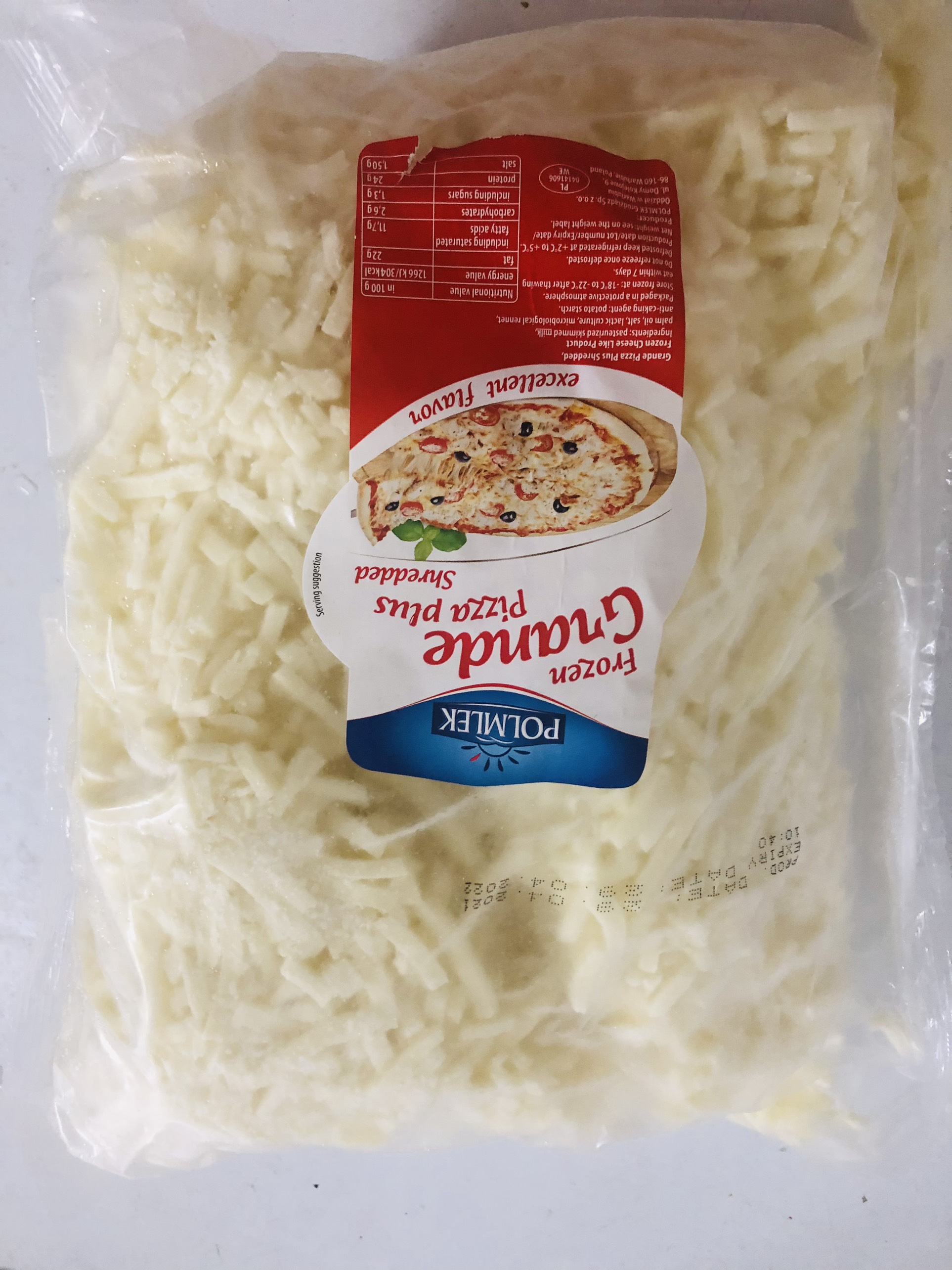 bao 1kg phô mai Mozzarella bào sợi thơm ngon