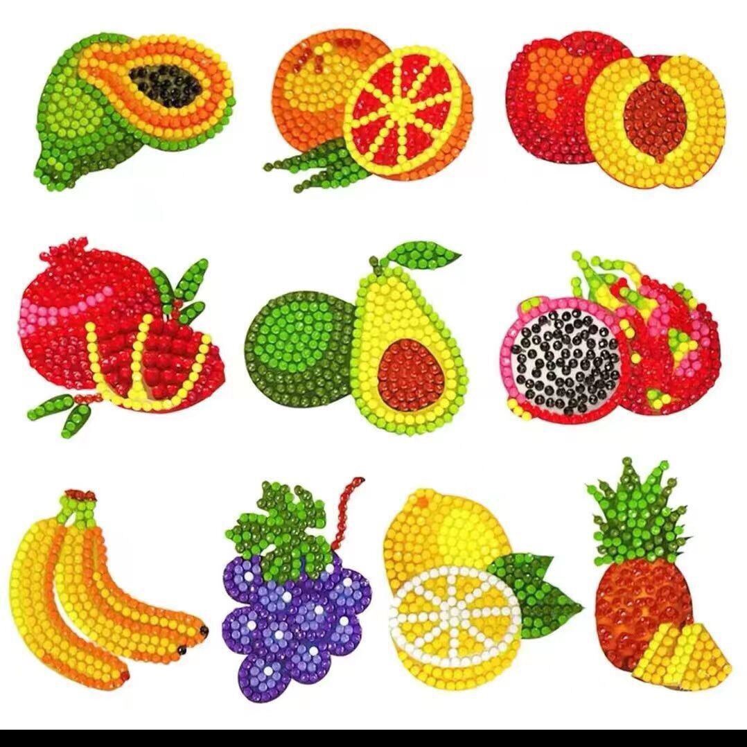 Bộ sticker tranh đính đá handmade cho các bé