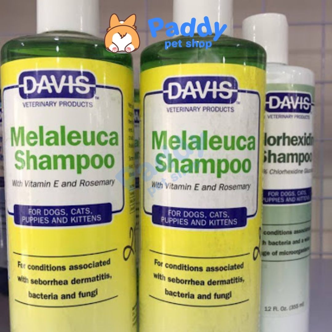 Sữa Tắm Davis Viêm Da & Nhiễm Khuẩn Cho Chó Mèo (355ml)