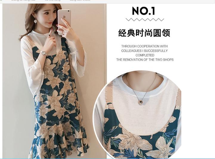 [HCM]ĐẦM BẦU VÁY BẦU CÔNG SỞ YẾM XANH DÂY TREO