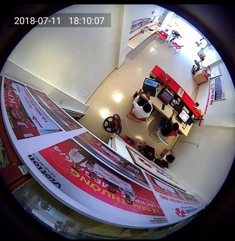 Camera WIFI YooSee Giám Sát Mini Ốp Trần, Tường VR360