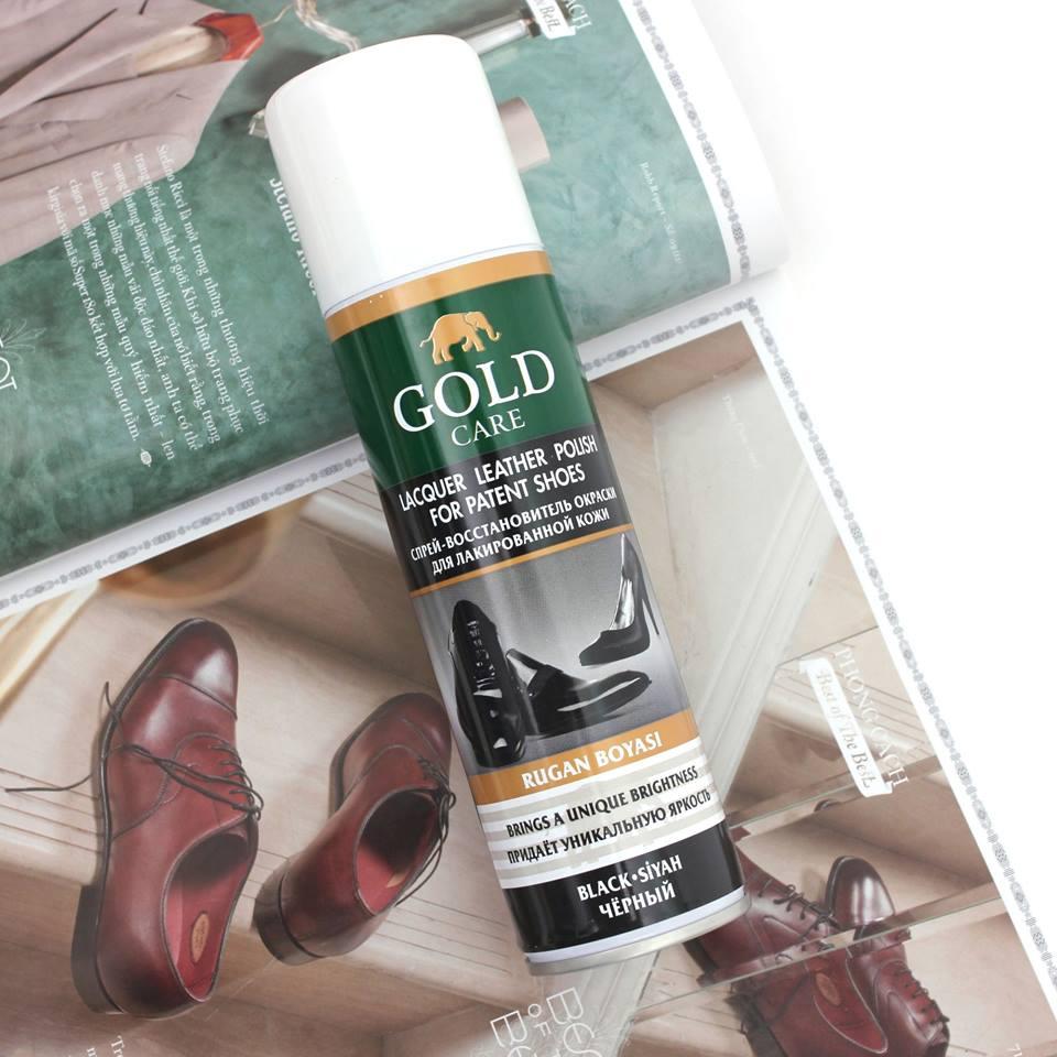 Bình xịt đánh bóng giày da goldcare gc3006 150ml