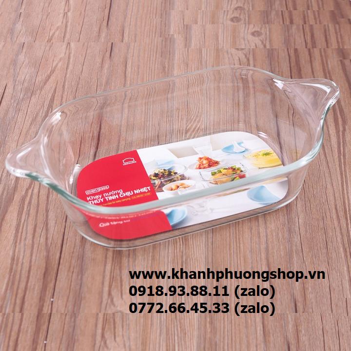 khay nướng bánh - khay thủy tinh
