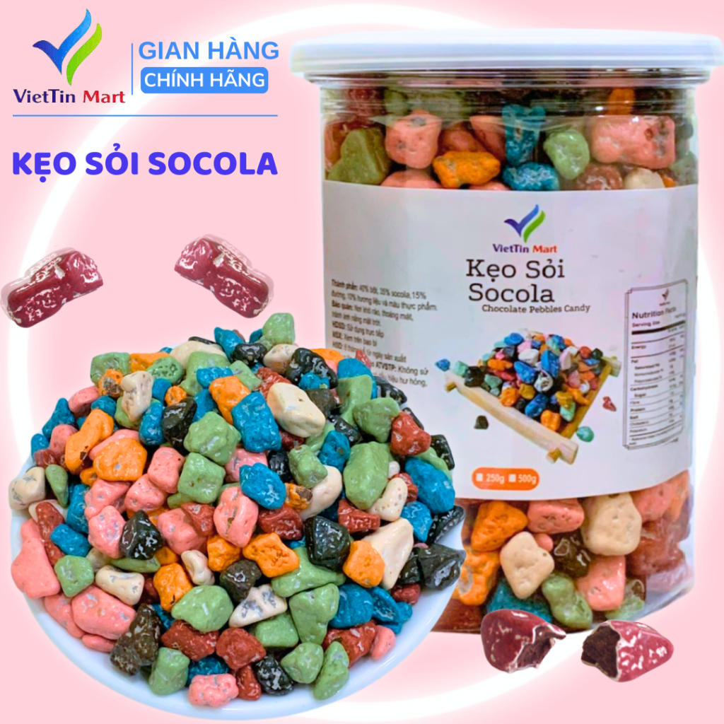 500GR_ KẸO SOCOLA SỎI TUYỆT NGON