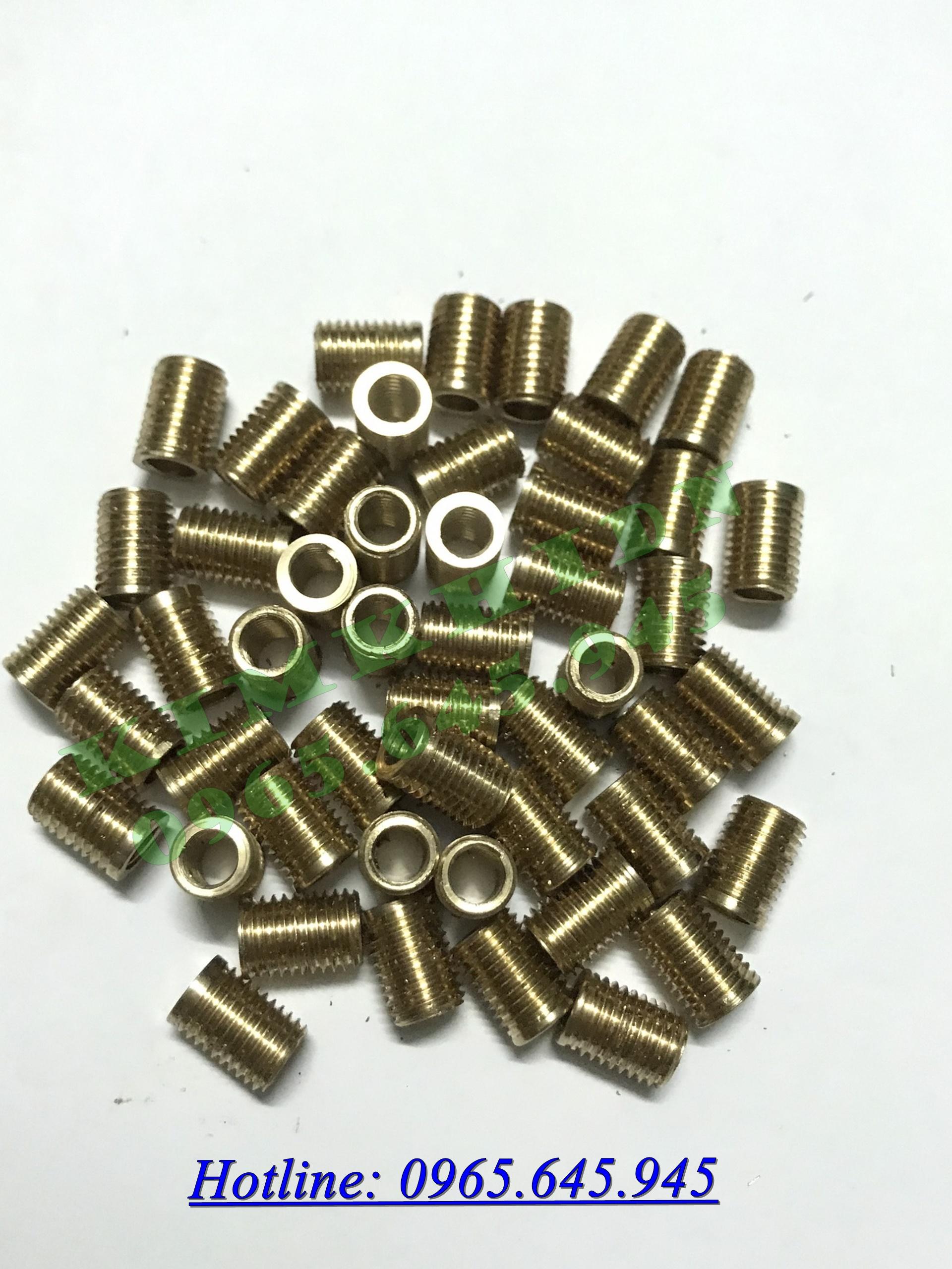 50 ốc sơ mi cấy chân ren 4 x 6 đồng