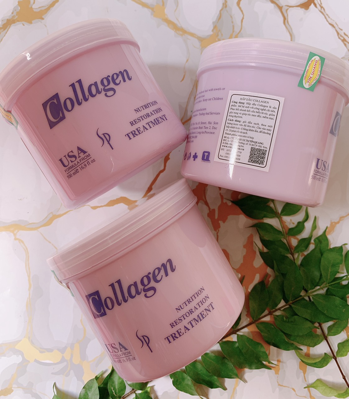 Dầu hấp ủ tóc siêu mượt Collagen giúp nuôi dưỡng tóc.