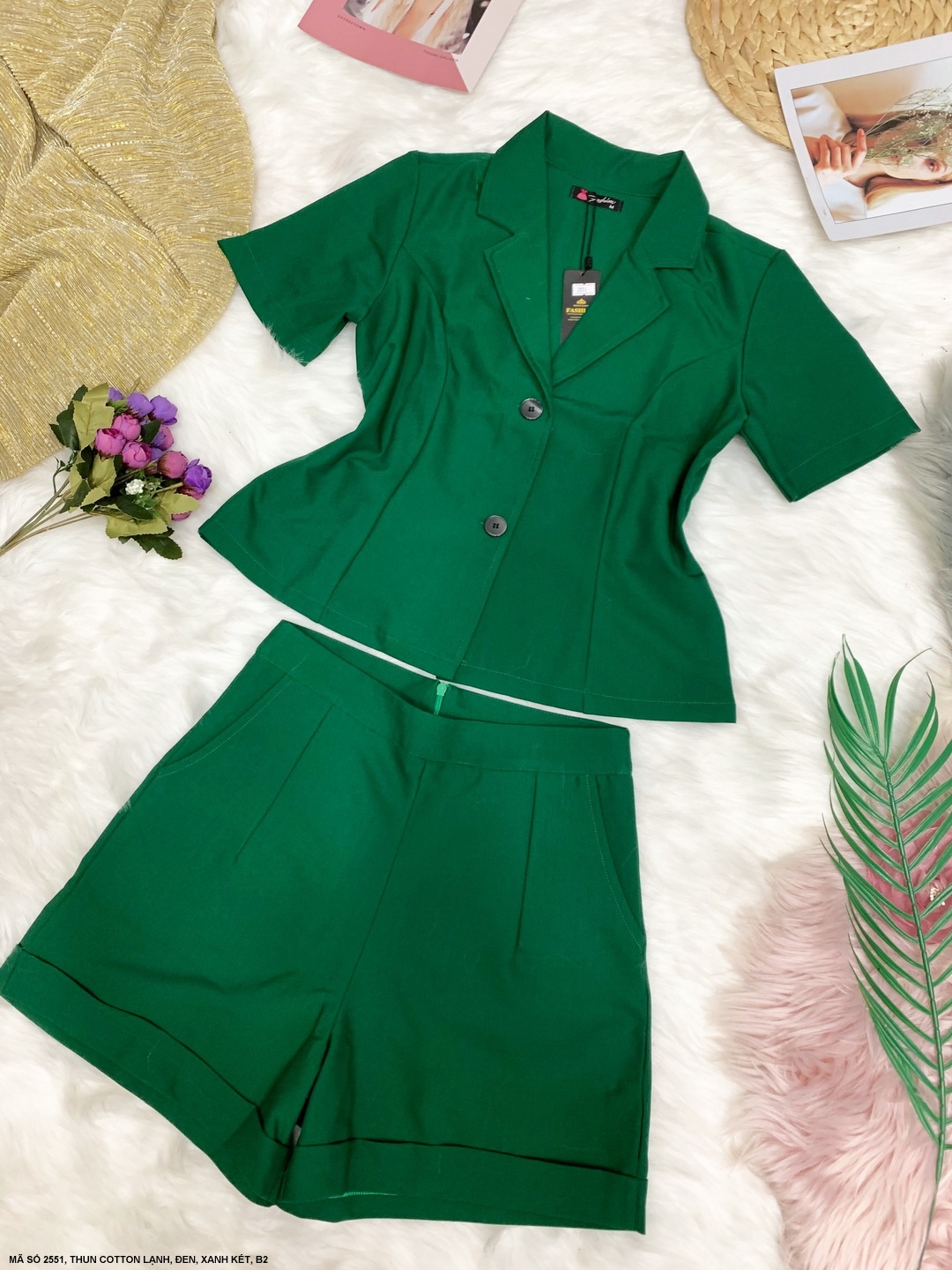 MyDu Shop | Set Bộ Cổ Vest MS 2551 – Thanh Lịch, Năng Động, Chuẩn Gu Nàng Xinh