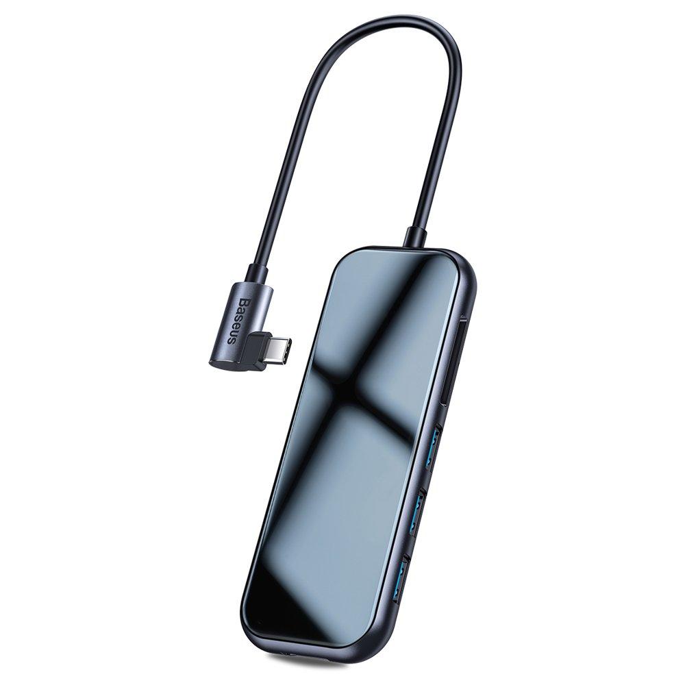 Hub chuyển đổi đa năng Baseus Multi-functional HUB Type-C to 3xUSB 3.0+4K/HD+PD+SD/TF Adapter