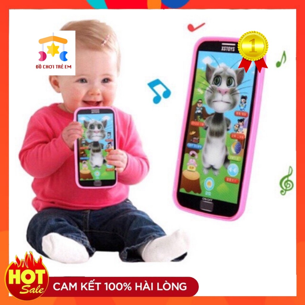 Đồ Chơi Điện Thoại Mèo Tom Thông Minh Cho Bé