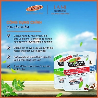 Son dưỡng môi Palmer’s Cocoa Butter Formula SPF15