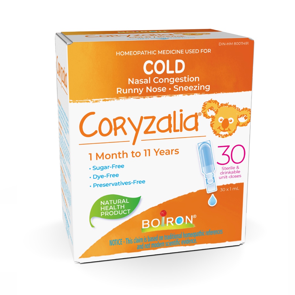 Muối uống vi lượng đồng căn Boiron Coryzalia cho bé
