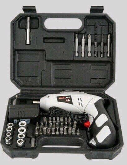 Khoan pin mini cầm tay, Máy bắn vit 45 đầu thông minh xoay được, máy vặn vít đa năng