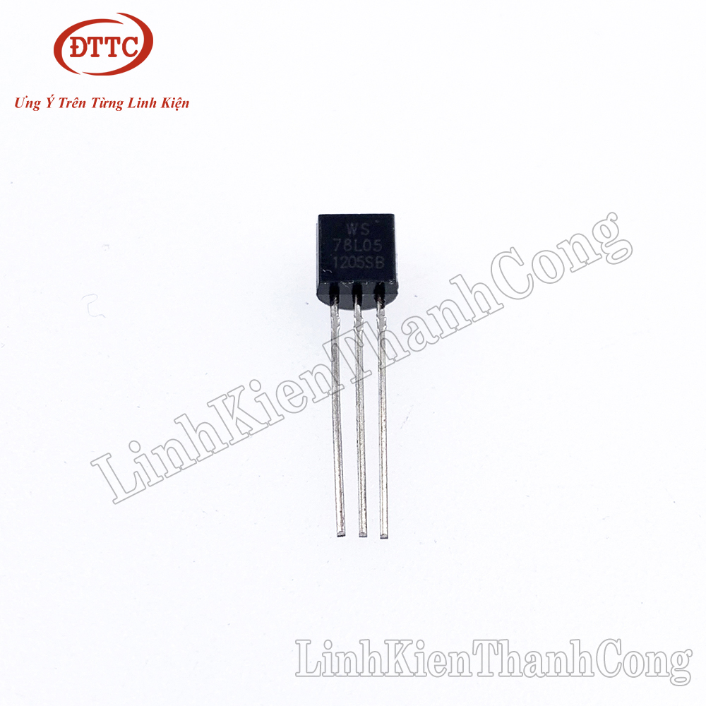 IC Nguồn Ổn Áp 78L05 5V 0.1A TO92