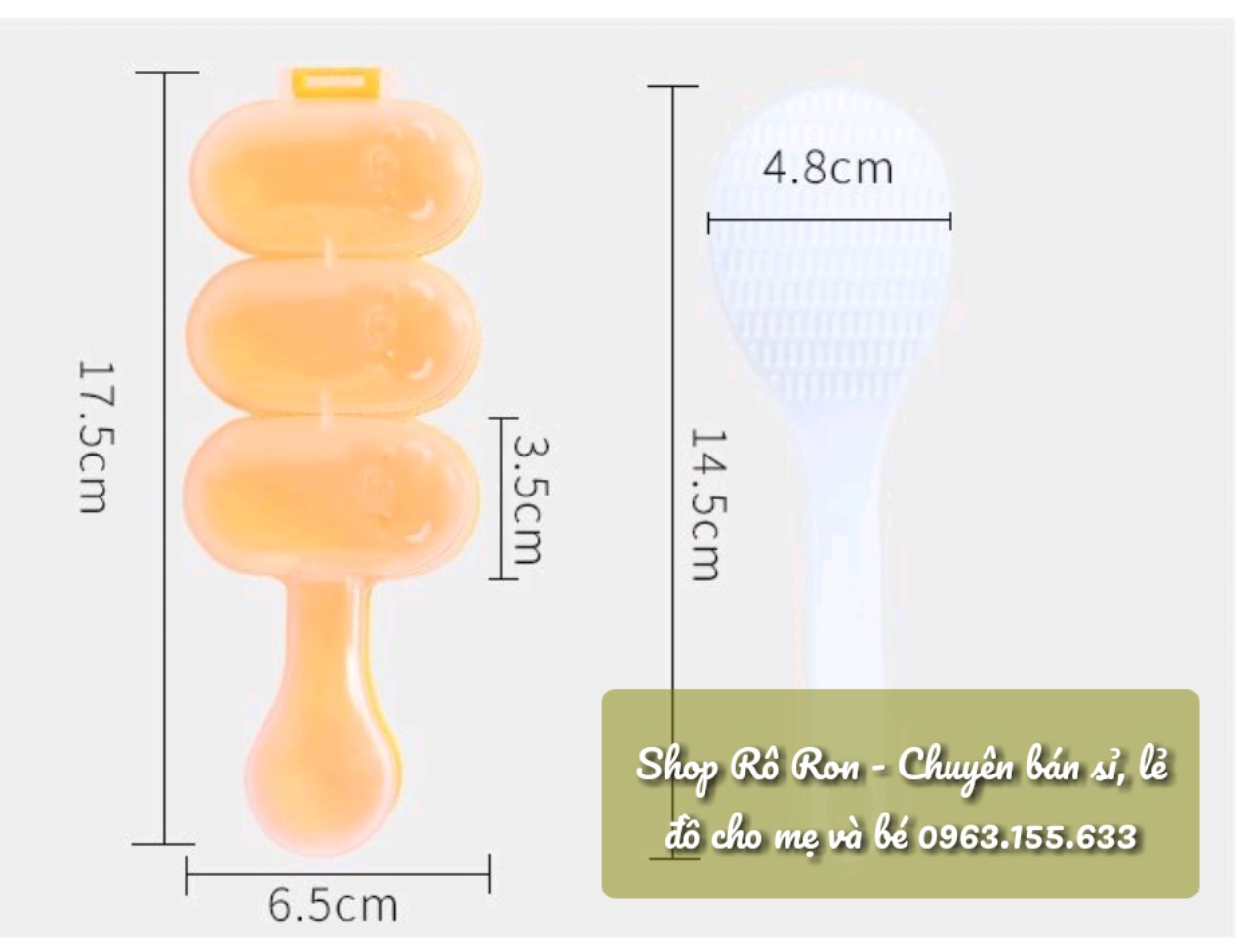 KHUÔN LẮC CƠM BENTO VIÊN TRÒN CHO BÉ [TẶNG KÈM THÌA CƠM]