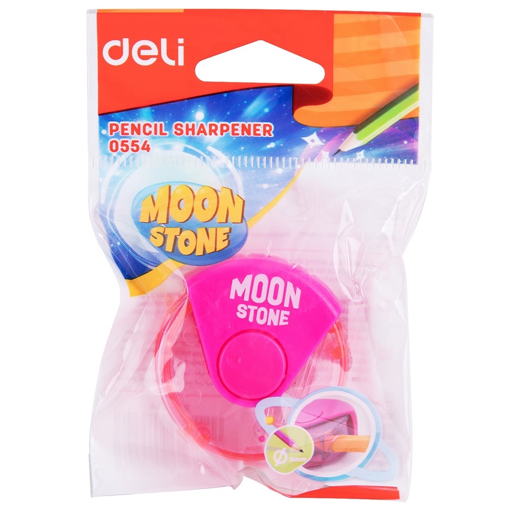 (1 Cái) Gọt bút chì Mini MOON STONE Hình Tròn Deli - E0554