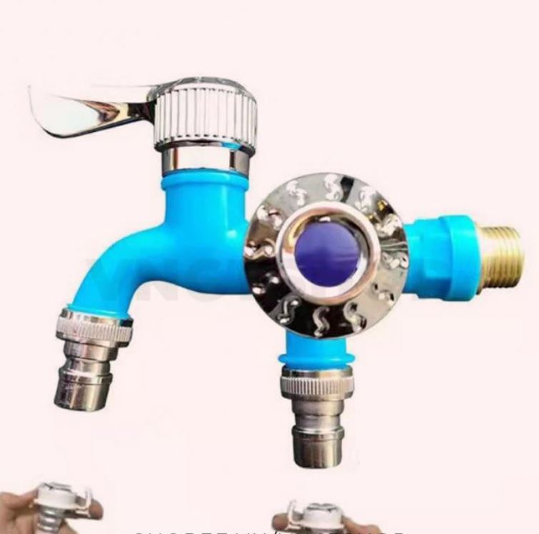Faucet 2 outlet, 2 way splitter Dual Tap smart