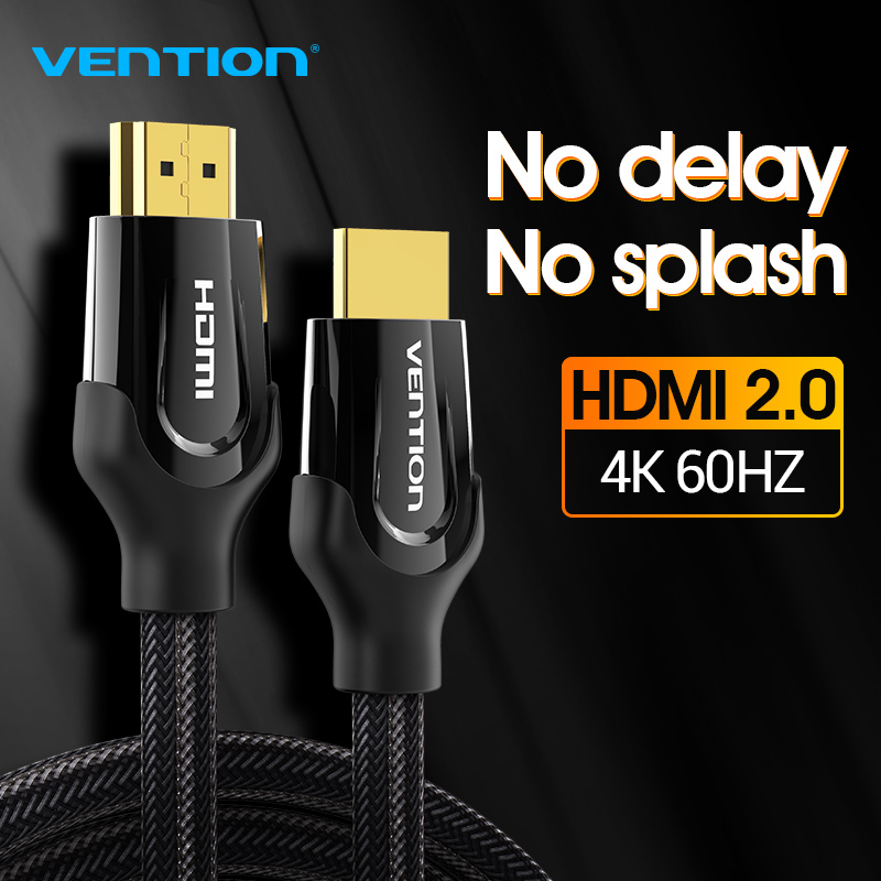 Vention dây cáp hdmi 2.0 hdmi to hdmi cable hdmi 2.0 3d 4k 60fps cable hd hdmi cable cáp hdmi kết nối tivi 1m 2m 3m 5m 10m 15m for splitter switch tv lcd laptop ps3 projector computer cable cáp hdmi 2.0 4k