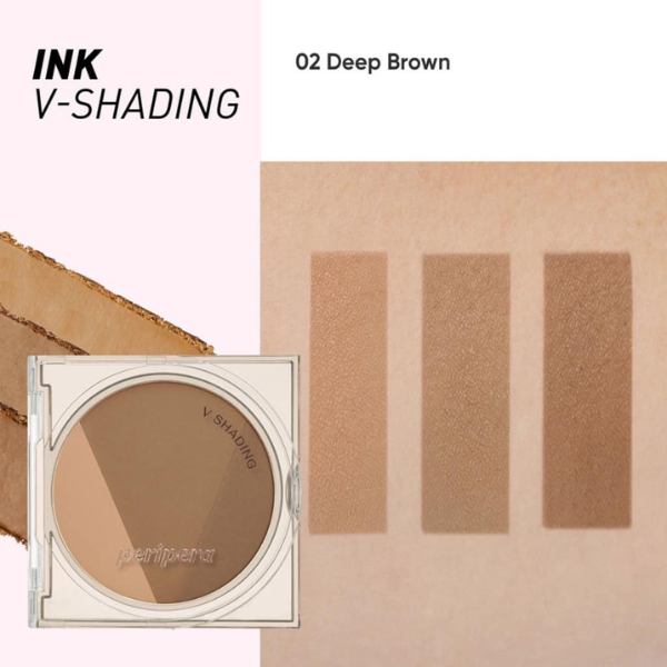[Hàn Quốc] Phấn Tạo Khối 3 Màu Peripera Ink V-Shading