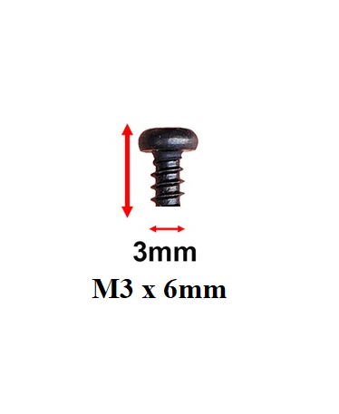Ốc đen dùng cho vỏ pin và vỏ máy các loại.