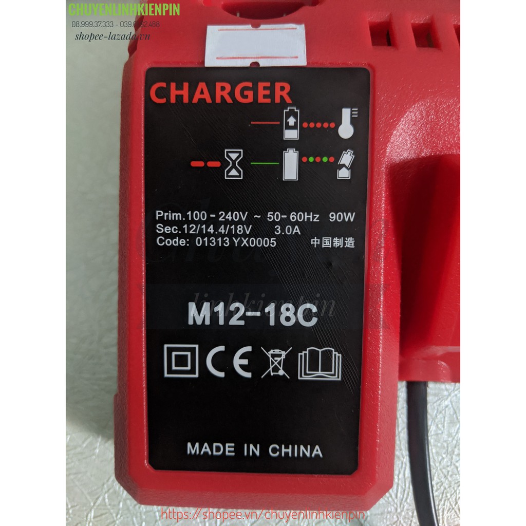 Sạc Milwaukee M12- M18FC 3A ( BL64_166 )