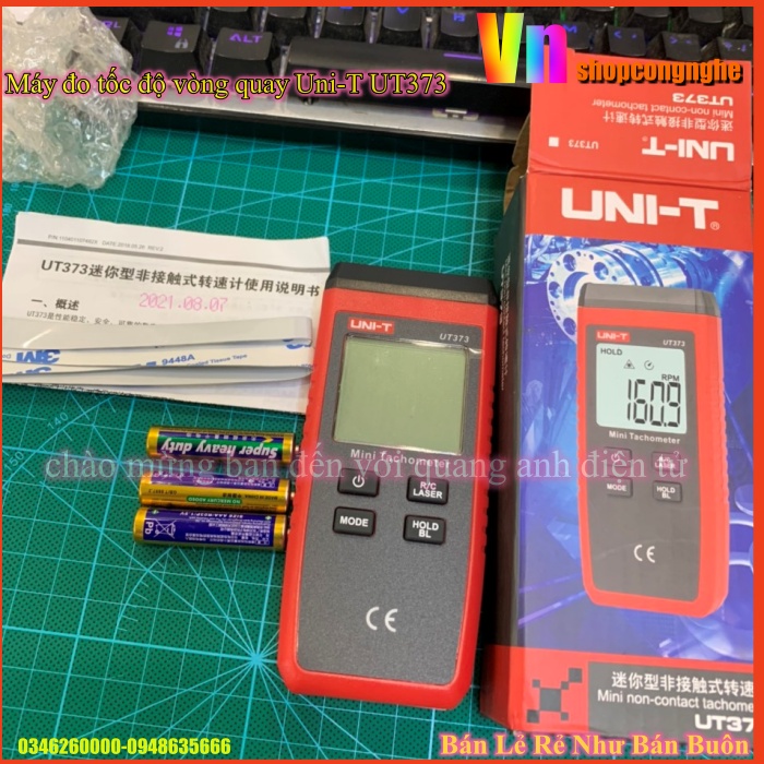 Máy đo tốc độ vòng quay uni-t ut373