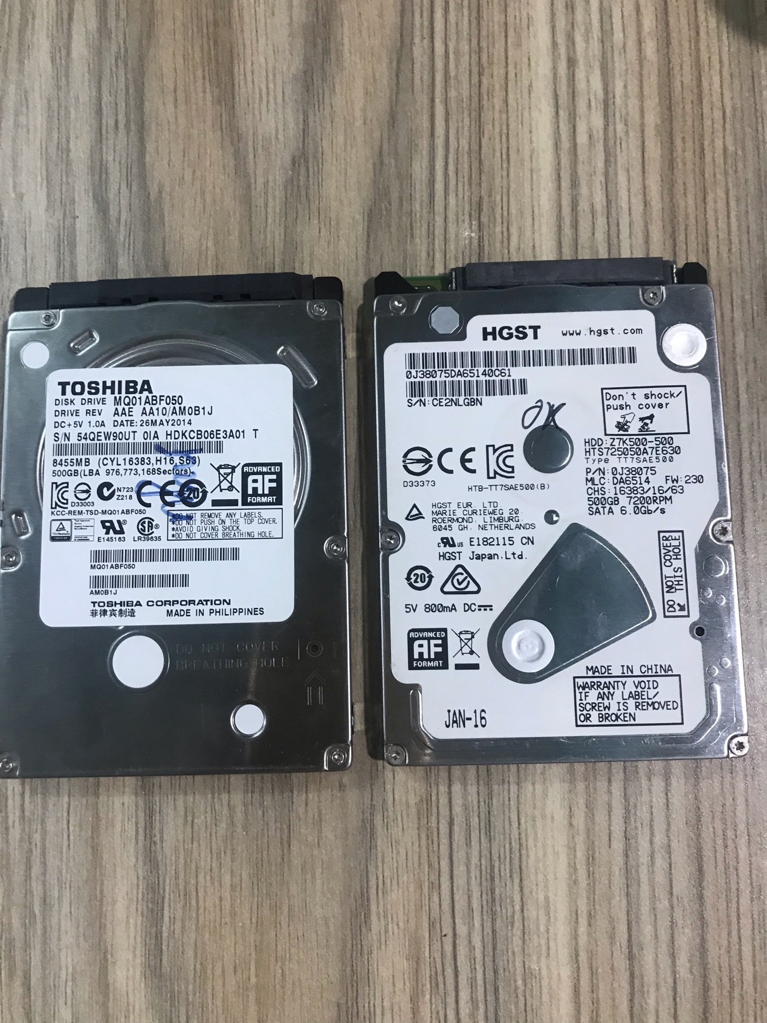 [HCM]Ổ cứng laptop 500Gb tháo máy bh 12 tháng