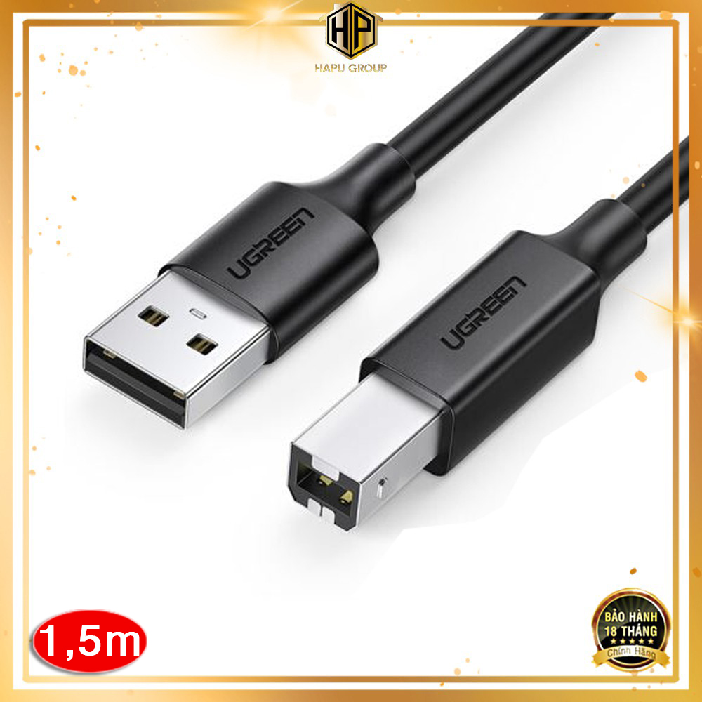 Cáp máy in ugreen 10845 10327 us104 chuẩn usb 2.0 cao cấp - hapugroup