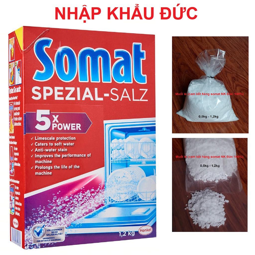 Muối Somat 1,2kg NK Đức cho máy rửa chén bát
