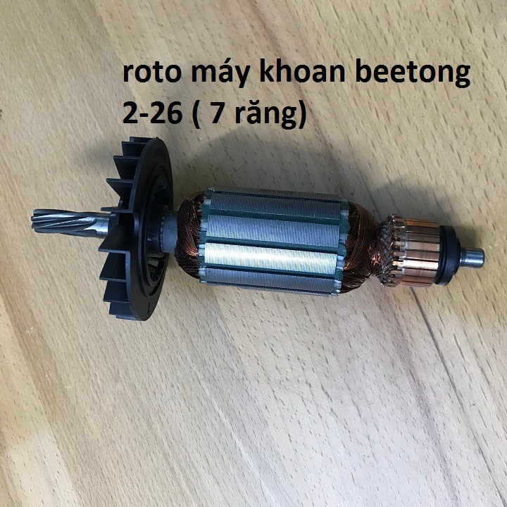 Roto máy khoan 2-26- 7 răng hàng theo máy