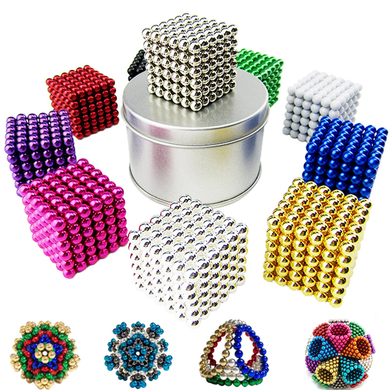 [HCM]Bi nam châm tròn- bucky ball 5mm 8 màu