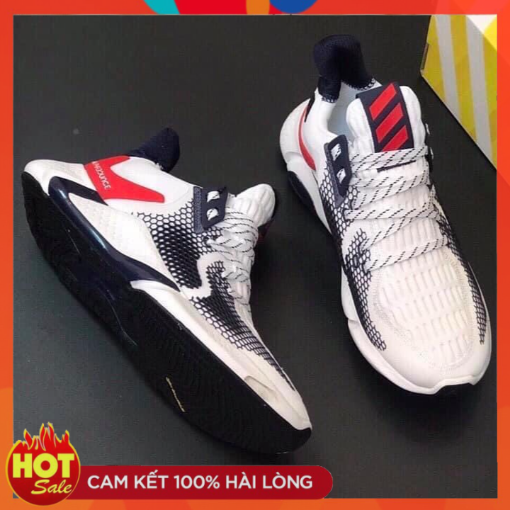 Giày Sneaker Nam Nữ Alphabounce 2020 Trắng Xanh (fullbox)