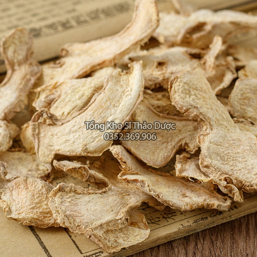 Gừng Khô Thái Lát 500g (Can Khương) - Thơm Sạch
