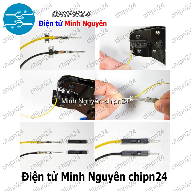 [25 cái] (I2) Lõi Header SM Dupont Đực 2.54mm (Dùng bấm đầu dây điện cho Dây cắm Testboard) - HH004995