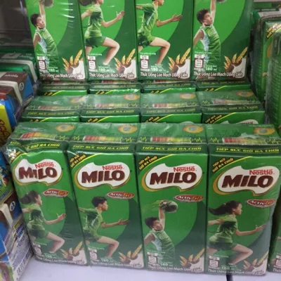 Vỉ sữa Milo 180ml 4 hộp