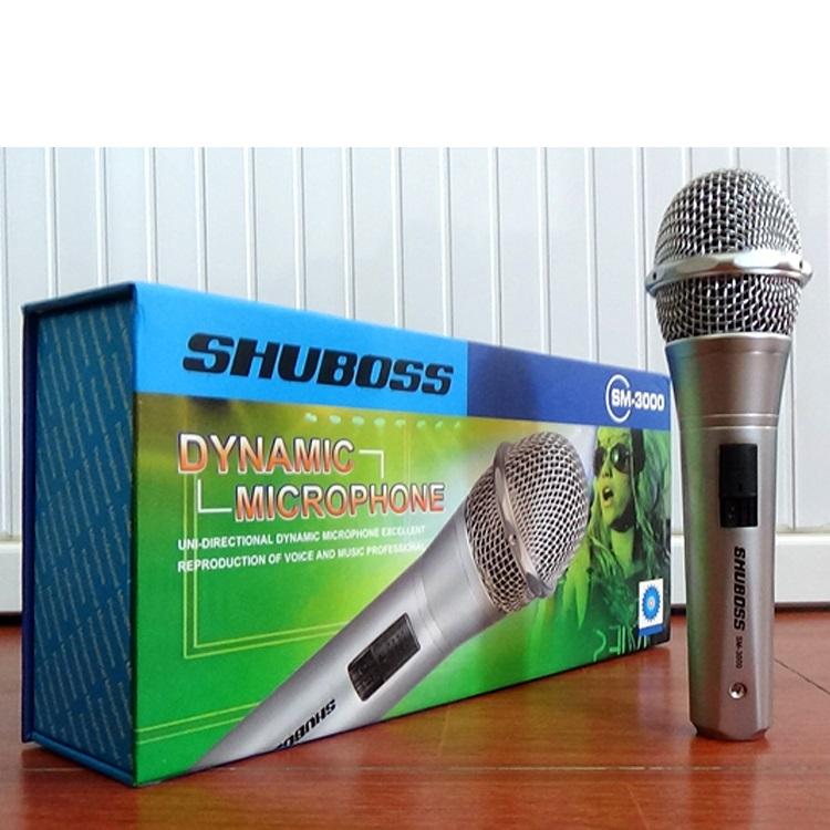 MICRO CÓ DÂY SHUBOSS SM 3000 – MICRO HÁT KARAOKE - MIẾN PHÍ VẬN CHUYỂN