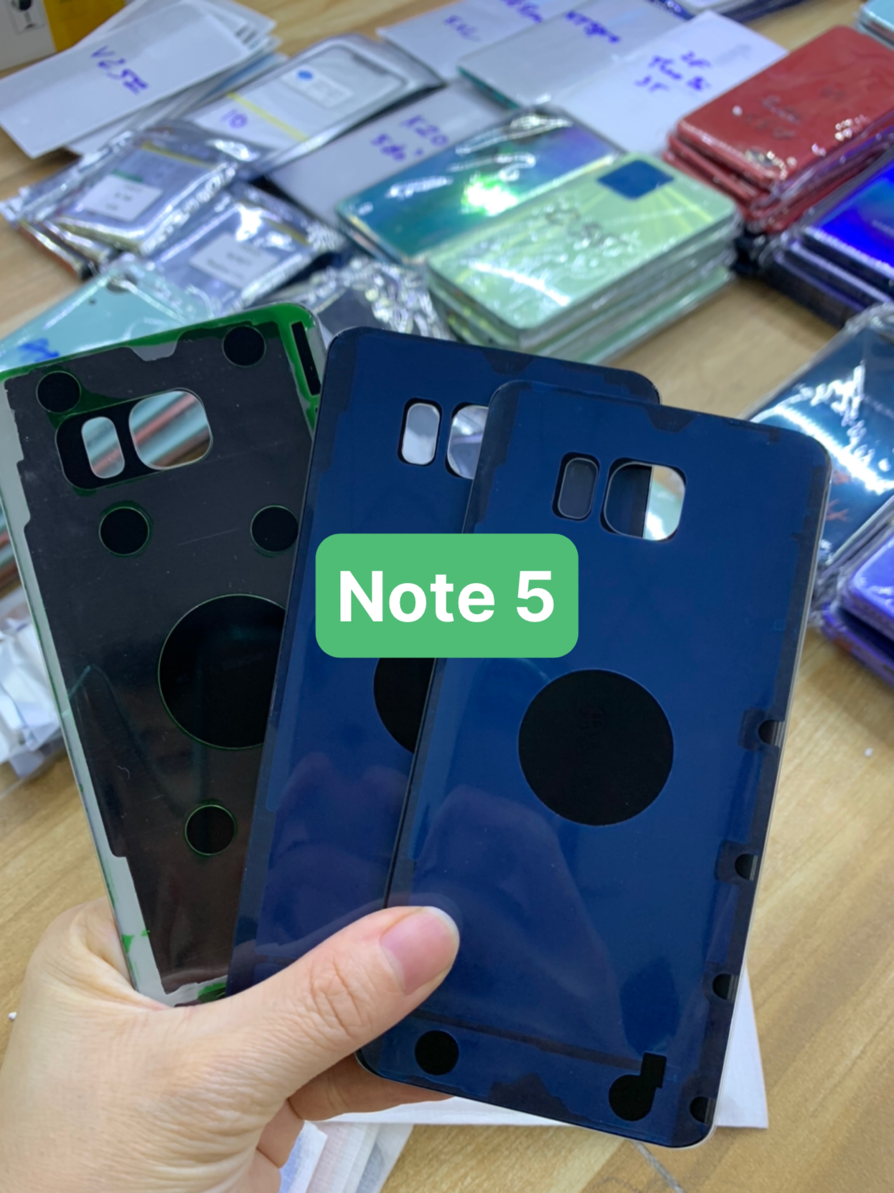 kính lưng zin( nắp lưng sau) sam sung note 5