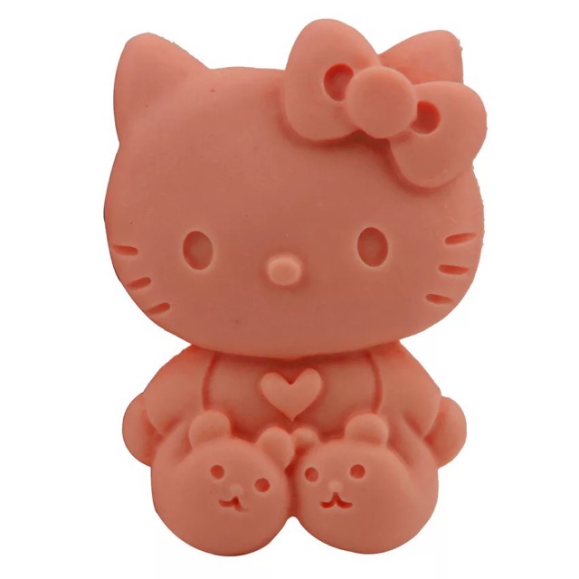 Khuôn Rau Câu 4D Silicone Mèo Kitty (Kích Thước Đọc Mô Tả)