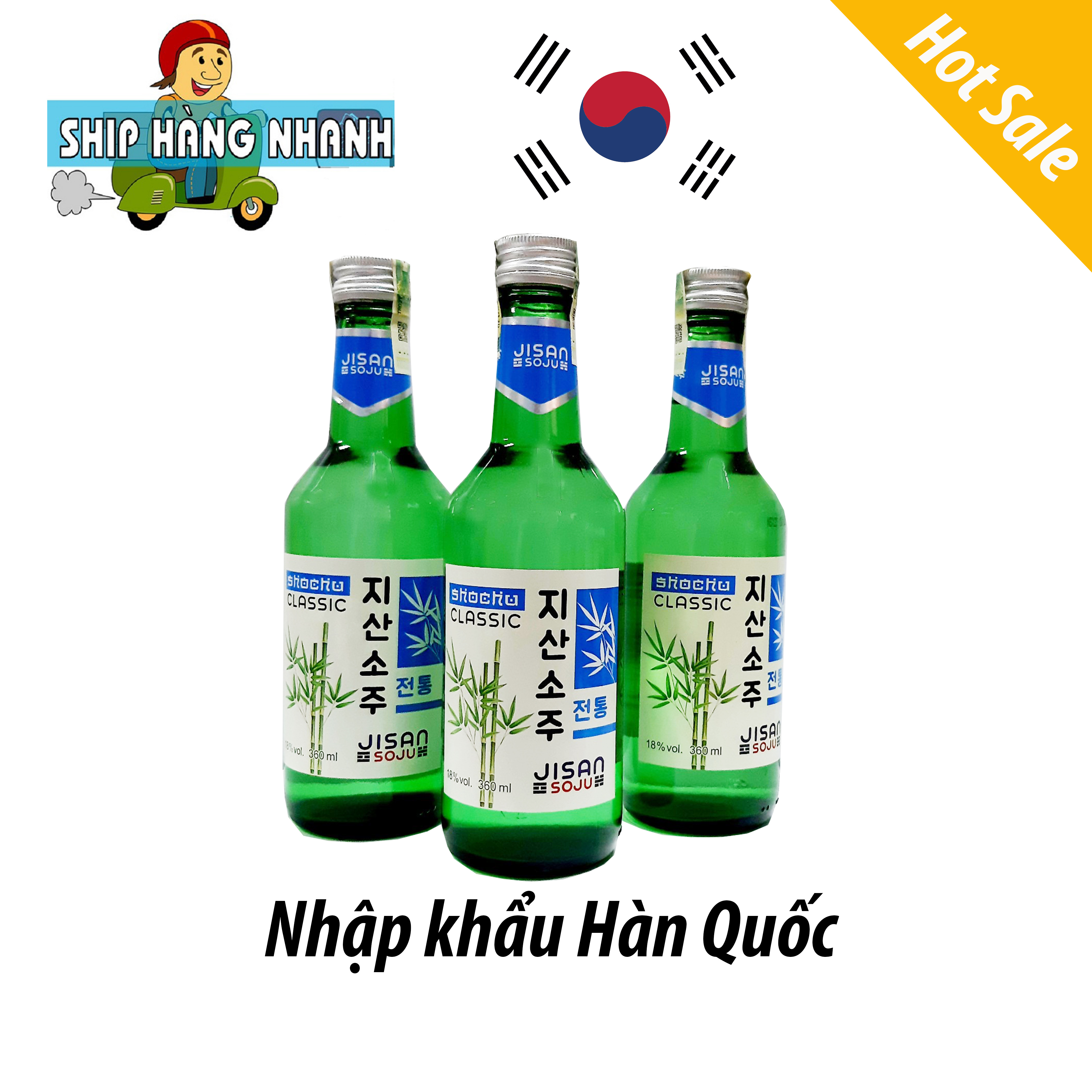 Soju Sochu Hàn Quốc Nhập Khẩu đủ vị