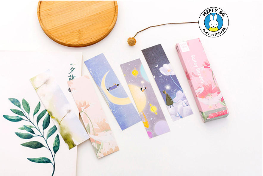 [HCM]Hộp 30 bookmark giấy SALLEY GARDEN