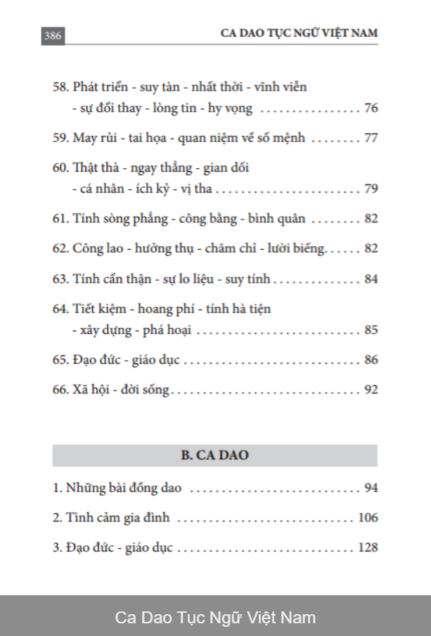 Ca dao tục ngữ Việt Nam 90K
