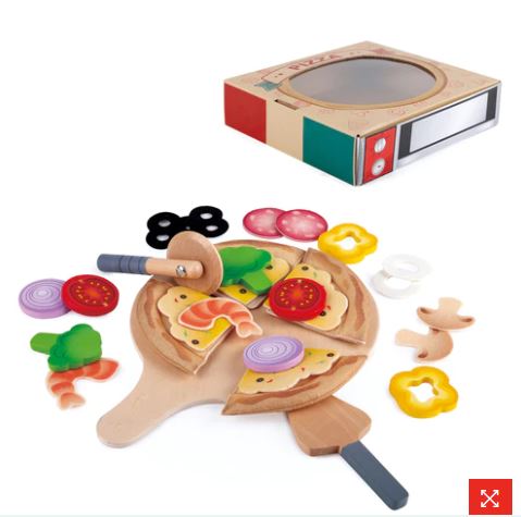 Bộ đồ chơi làm bánh Pizza Hape