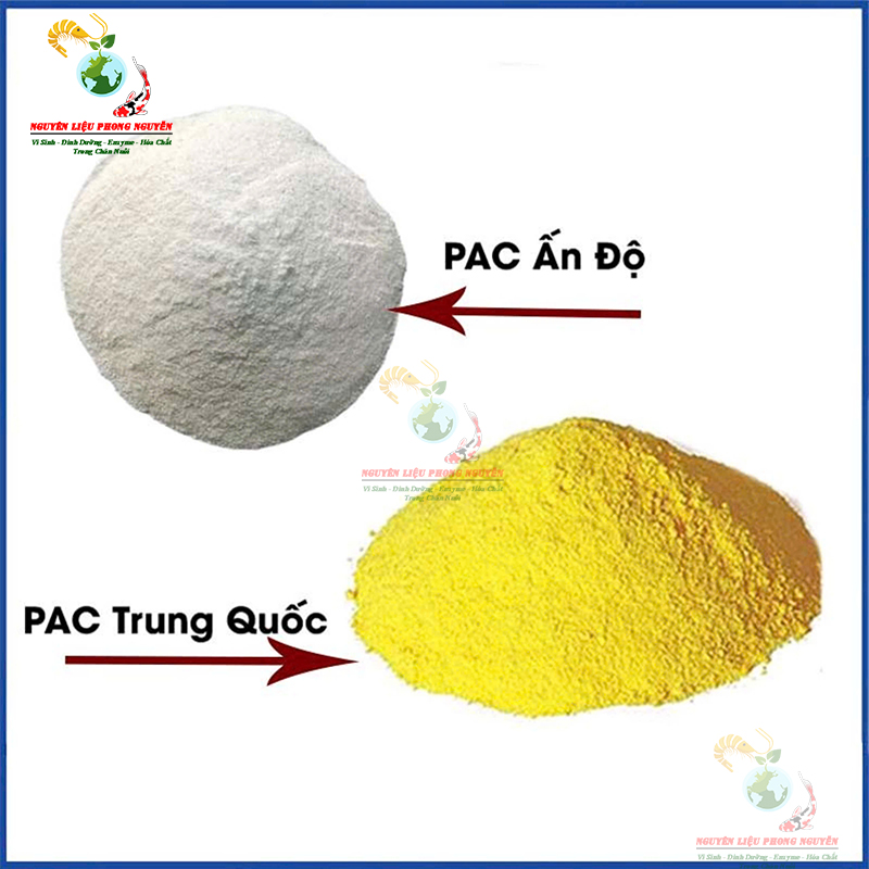PAC 30% PAC trợ lắng, lắng cặn, lắng lơ lửng làm trong nước hồ bơi, nước ao hồ kênh rạch, PAC trắng Ấn Độ