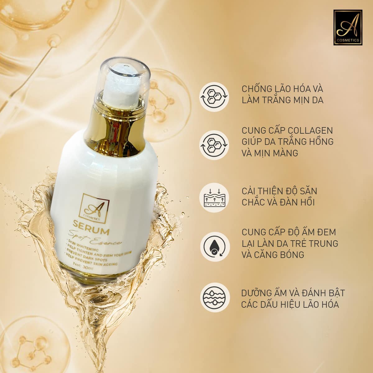 SERUM SPOT MẪU MỚI 2024 30ML ACOSMETICS