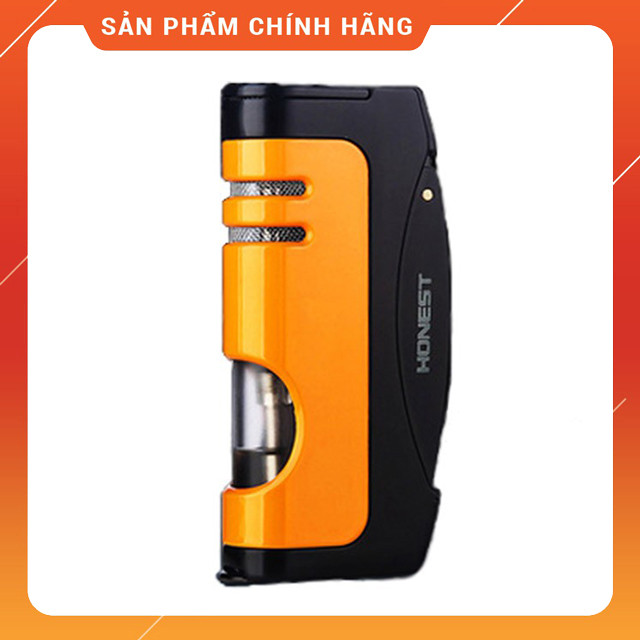 Vỏ Hộp Quẹt Bật Lửa Khò Gas 1 Tia Cực Mạnh Kiêm Đục Tiện Dụng Honest BCZ-487 - Dùng Gas Cao Cấp (KHÔNG XĂNG KHÔNG GAS)
