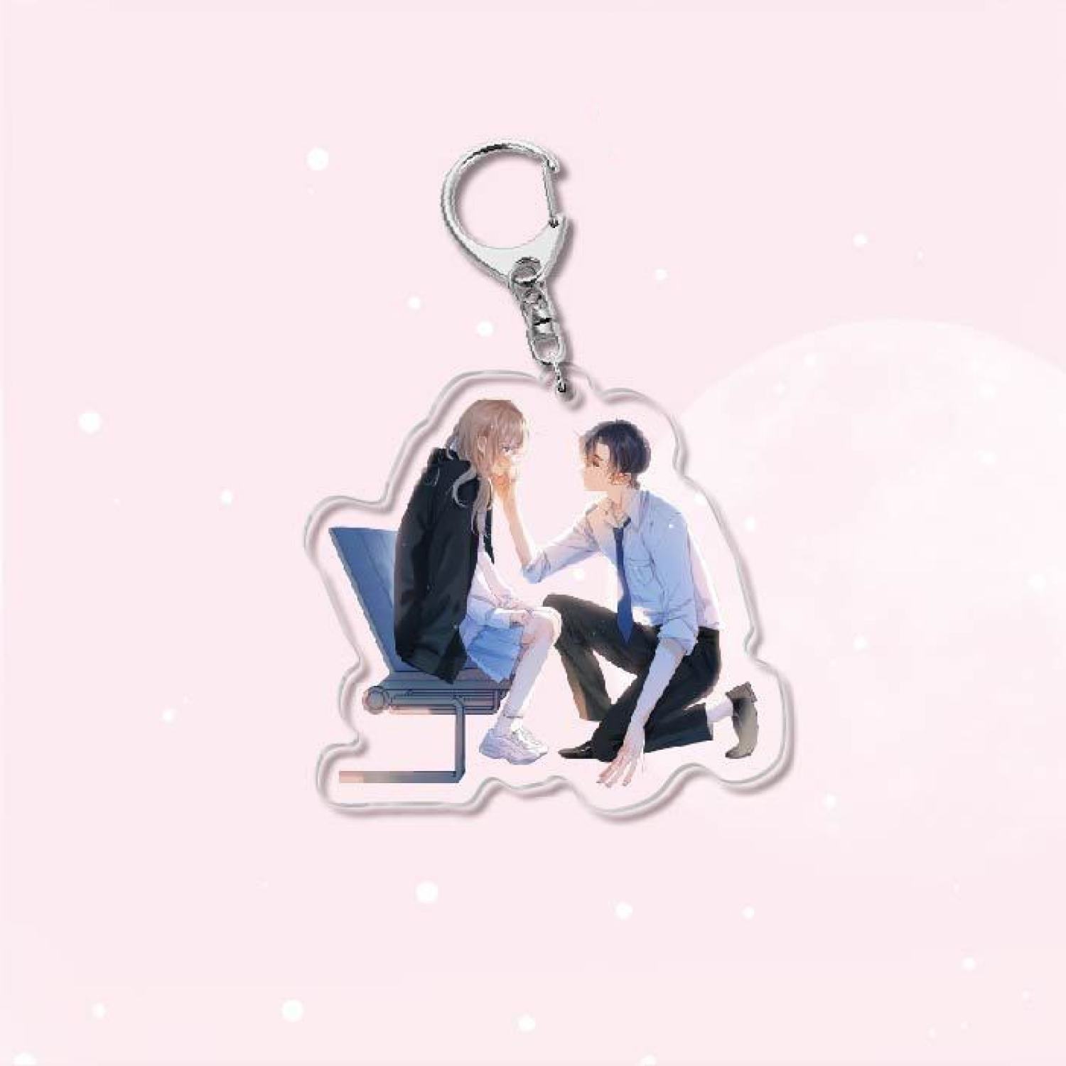Móc khóa vụng trộm không thể giấu tình yêu thầm kín manhua anime chibi đáng yêu tiện lợi